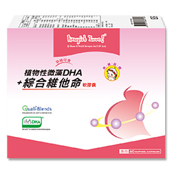 丘比 植物性微藻DHA+綜合維他命 軟膠囊
